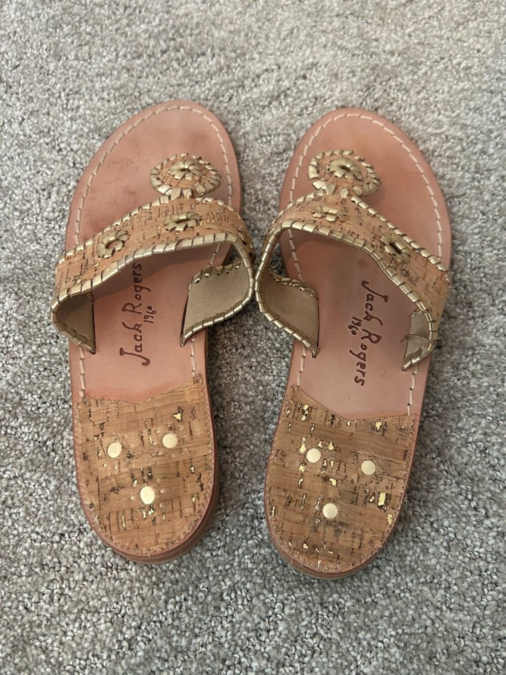 Jack Rogers, Original Jacks Sandals, Size 10 - Picture 3 of 4